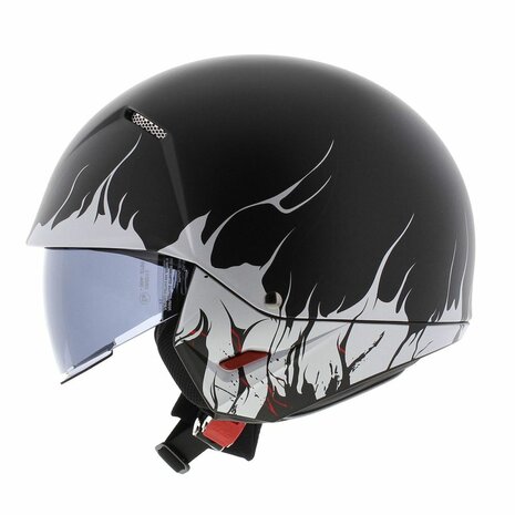 HJC I20 Streetfighter helm - Scraw black white