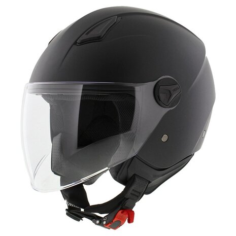 Vito Moda helmet matt black Notte long visor