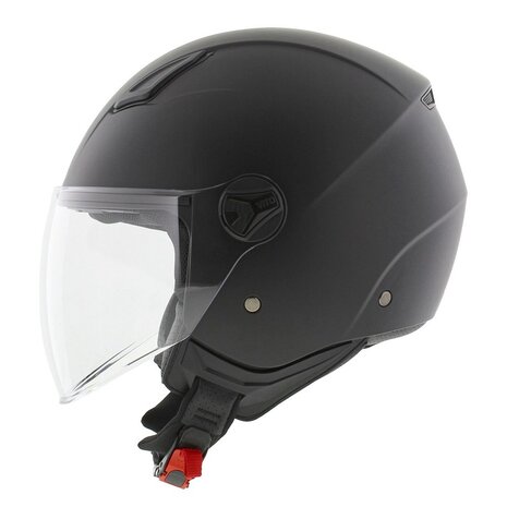 Vito Moda helmet matt black Notte long visor