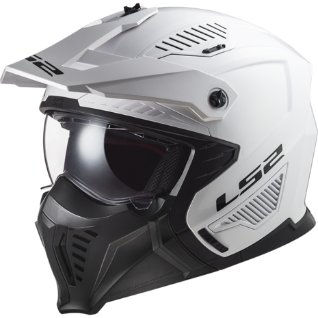 Ls2 modular helmet hotsell white
