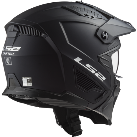 LS2 OF606 Drifter solid black matt