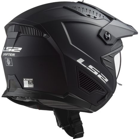 LS2 OF606 Drifter solid black matt