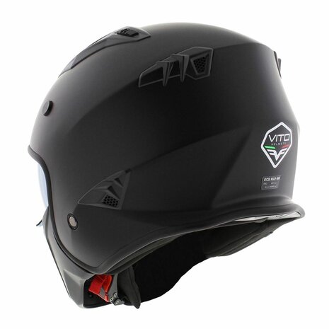 Vito Jet Bruzano helmet matt black