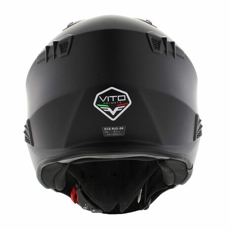 Vito Jet Bruzano helmet matt black