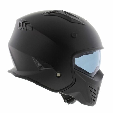 Vito Jet Bruzano helmet matt black