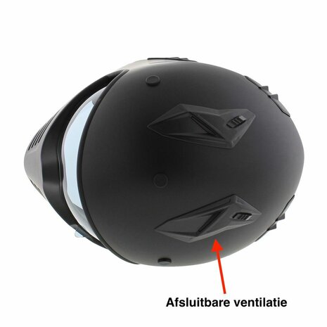 Vito Jet Bruzano helmet matt black