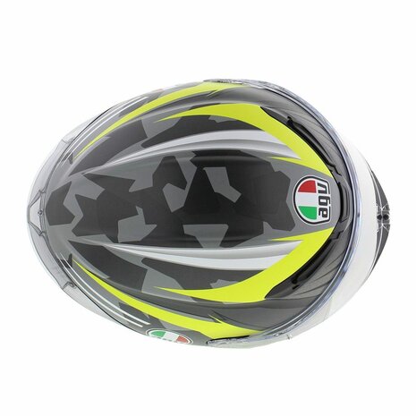 AGV K6 S Excite Helmet matt camo yellow fluo