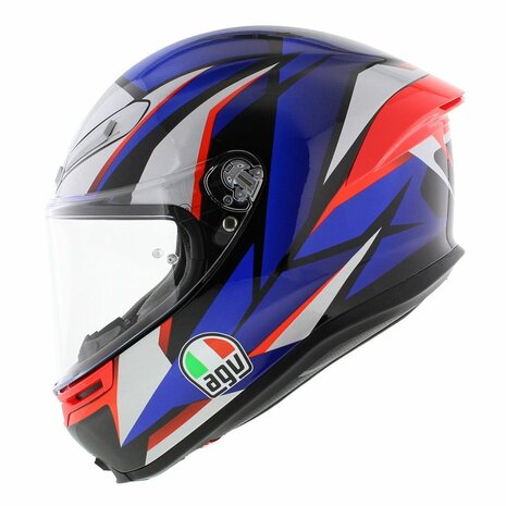 AGV K6 S Slashcut helmet Black Blue Red