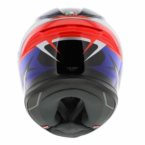 AGV K6 S Slashcut helmet Black Blue Red