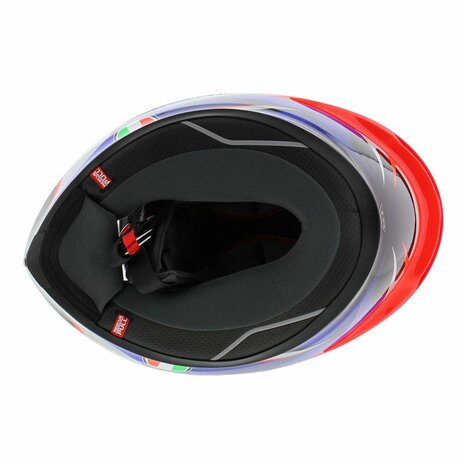 AGV K6 S Slashcut helmet Black Blue Red