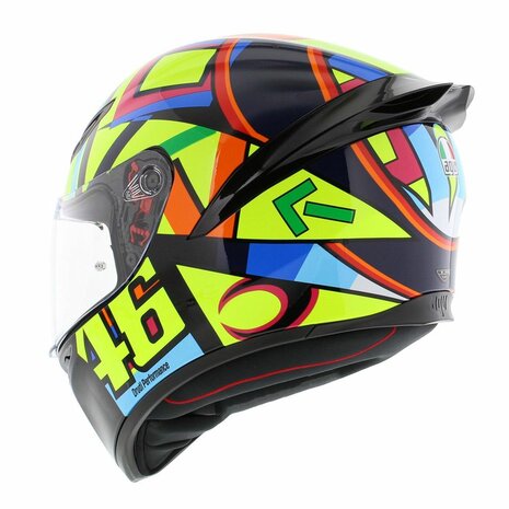 Casco agv veloce shop s rossi soleluna 2017