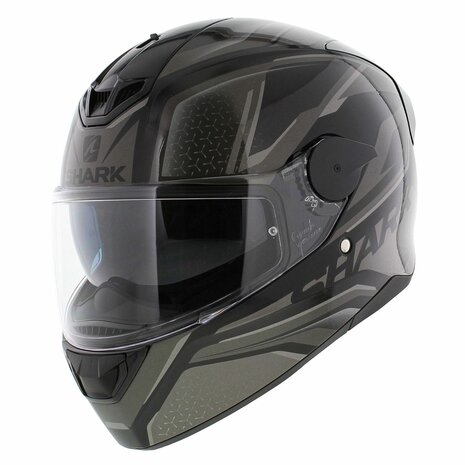 Shark D-Skwal 2 Daven helmet gloss black anthracite silver KAS - Size XS