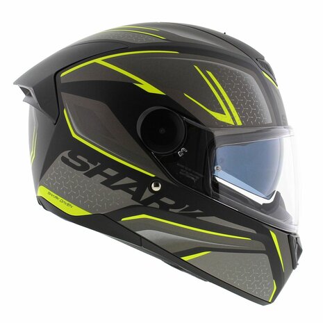 Shark D-Skwal 2 Daven helmet matt black anthracite yellow KAY