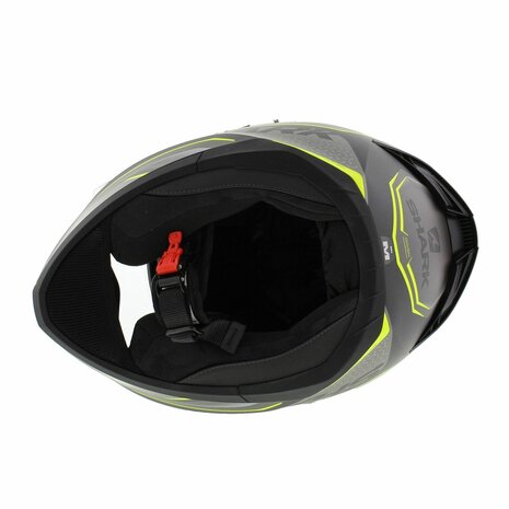 Shark D-Skwal 2 Daven helmet matt black anthracite yellow KAY