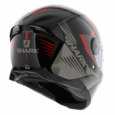 Shark Skwal 2 helmet Hallder gloss black red KRA - Size XS