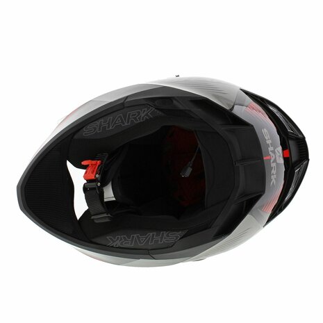 Shark Skwal 2 helmet Hallder gloss black red anthracite KRA