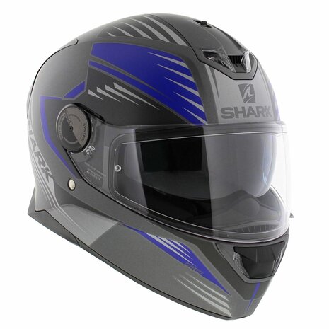 Shark Skwal 2 Helmet Hallder matt anthracite blue ABA