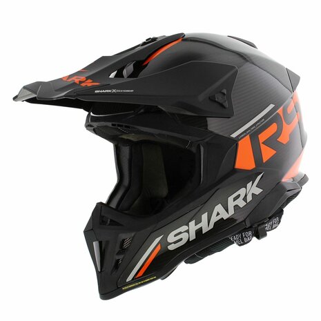 Shark Varial RS MX Helmet Carbon Flair Black Orange DOD