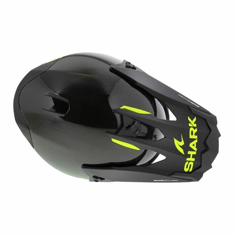 Shark Varial RS Carbon Flair black yellow DYD - Size XXL - MX offroad motorcycle helmet
