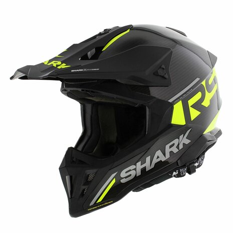 Shark Varial RS Carbon Flair black yellow DYD Size XXL MX offroad motorcycle helmet