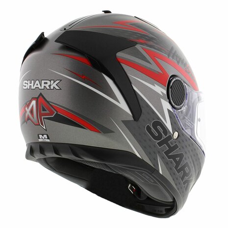 Shark Spartan 1.2 Adrian Parassol matt anthracite grey red