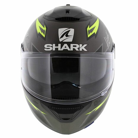 Shark Spartan 1.2 Adrian Parassol matt anthracite grey black yellow