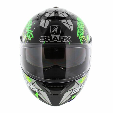 Shark Spartan 1.2 Lorenzo Catalunya GP - Black Fluo Green