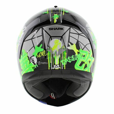 Shark Spartan 1.2 Lorenzo Catalunya GP - Black Fluo Green