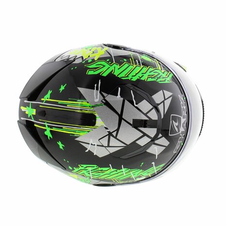 Shark Spartan 1.2 Lorenzo Catalunya GP - Black Fluo Green