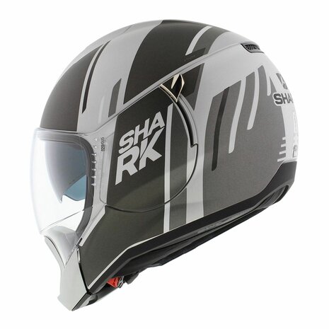 Shark Evojet Helmet Vyda matt silver black anthracite grey SAK