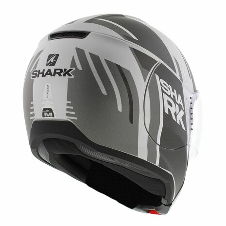 Shark Evojet Helmet Vyda matt silver black anthracite grey SAK