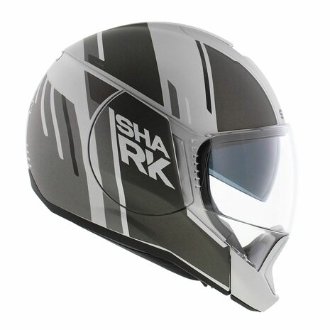 Shark Evojet Helmet Vyda matt silver black anthracite grey SAK