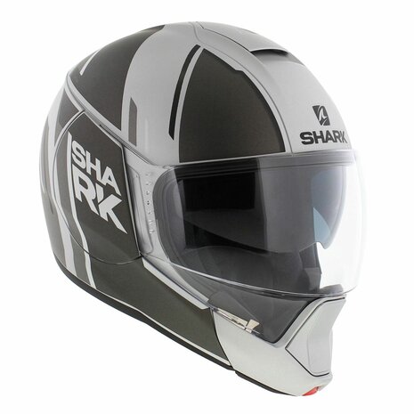 Shark Evojet Helmet Vyda matt silver black anthracite grey SAK