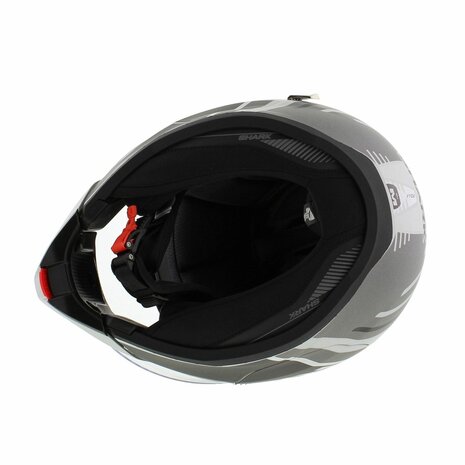 Shark Evojet Helmet Vyda matt silver black anthracite grey SAK