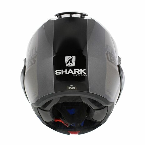Shark Evo ES Motorcycle Helmet Endless gloss anthracite black AKA - Size XS