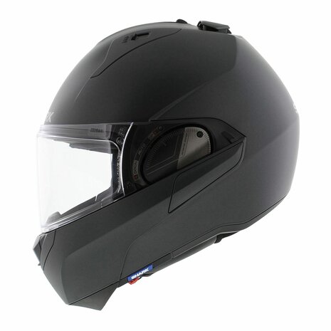 Shark Evo ES motorcycle flip up helmet blank matt anthracite A06 - Size XS