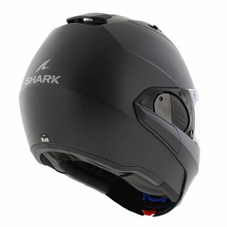Shark Evo ES motorcycle flip up helmet blank matt anthracite A06 - Size XS