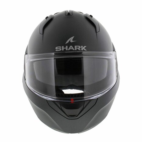 Shark Evo ES motorcycle flip up helmet blank matt anthracite A06