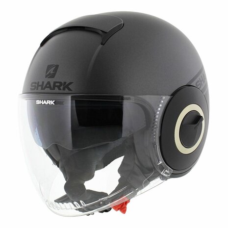 Shark Nano Helmet Street Neon matt anthracite black AKK