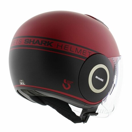 Shark Nano Helmet Street Neon matt red black RKR - Size XS