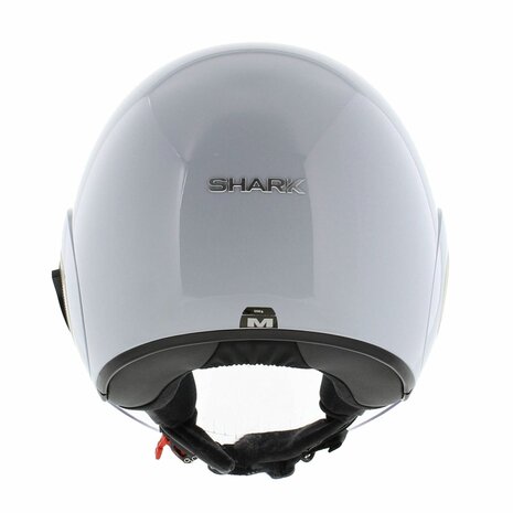 Shark Nano helmet blank gloss white silver W01