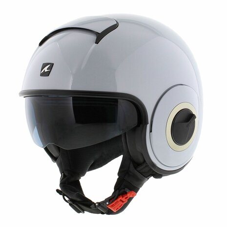 Shark Nano helmet blank gloss white silver W01 - Size XS