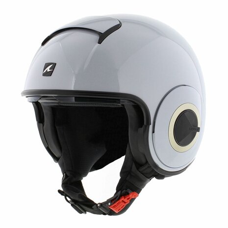 Shark Nano helmet blank gloss white silver W01 - Size XS
