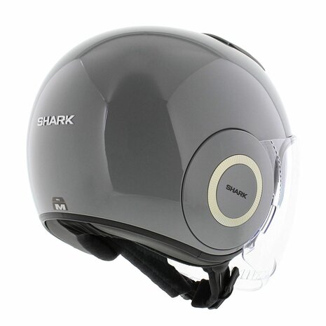 Shark Nano helmet blank  gloss gun silver S05