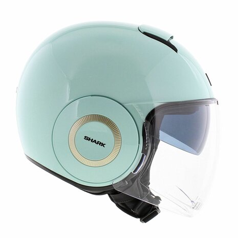 Shark Nano helmet blank gloss green GRN