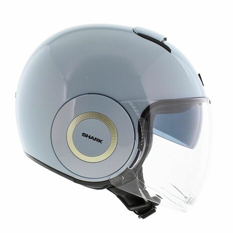 Shark Nano helmet blank gloss pearl blue B07 - Size XS