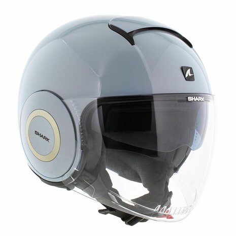 Shark Nano helmet blank gloss pearl blue B07 - Size XS
