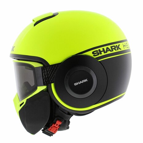 Shark Helmet Street Drak Neon series matt yellow black YKK