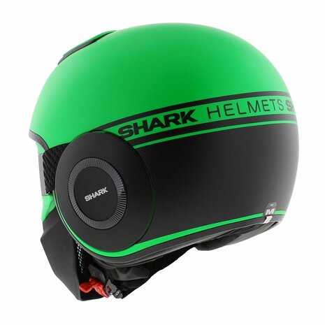 Shark Helmet Street Drak Neon serie matt green black GKK - Size XS