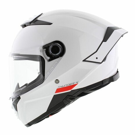 MT Thunder 4 SV full face helmet solid gloss white